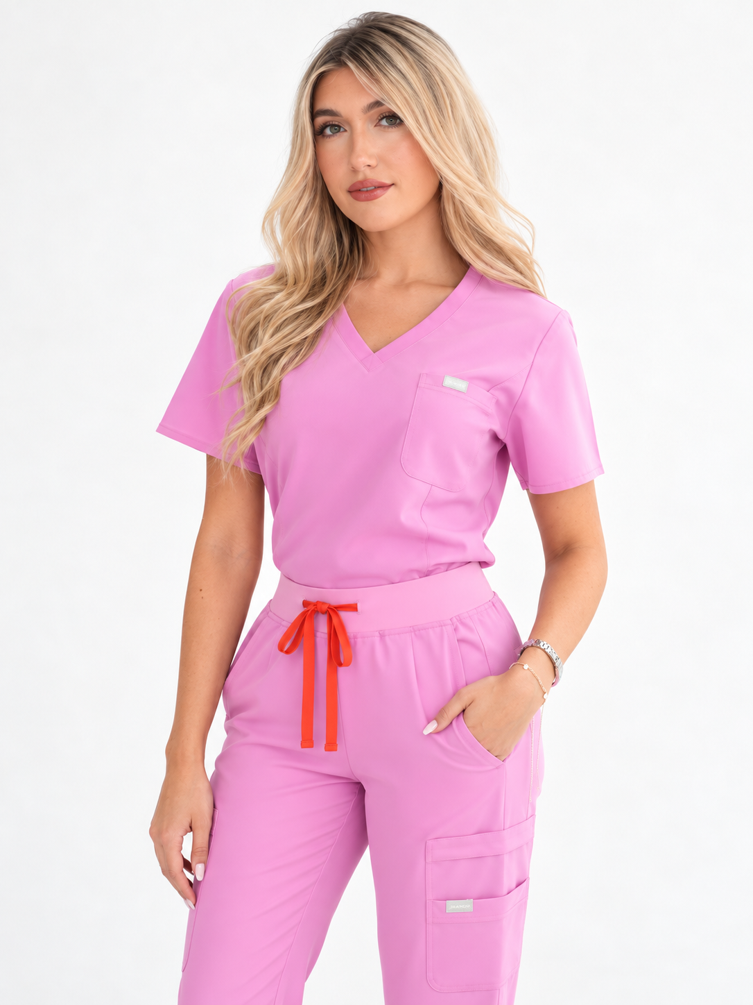 Aria Scrub Top - Bubblegum