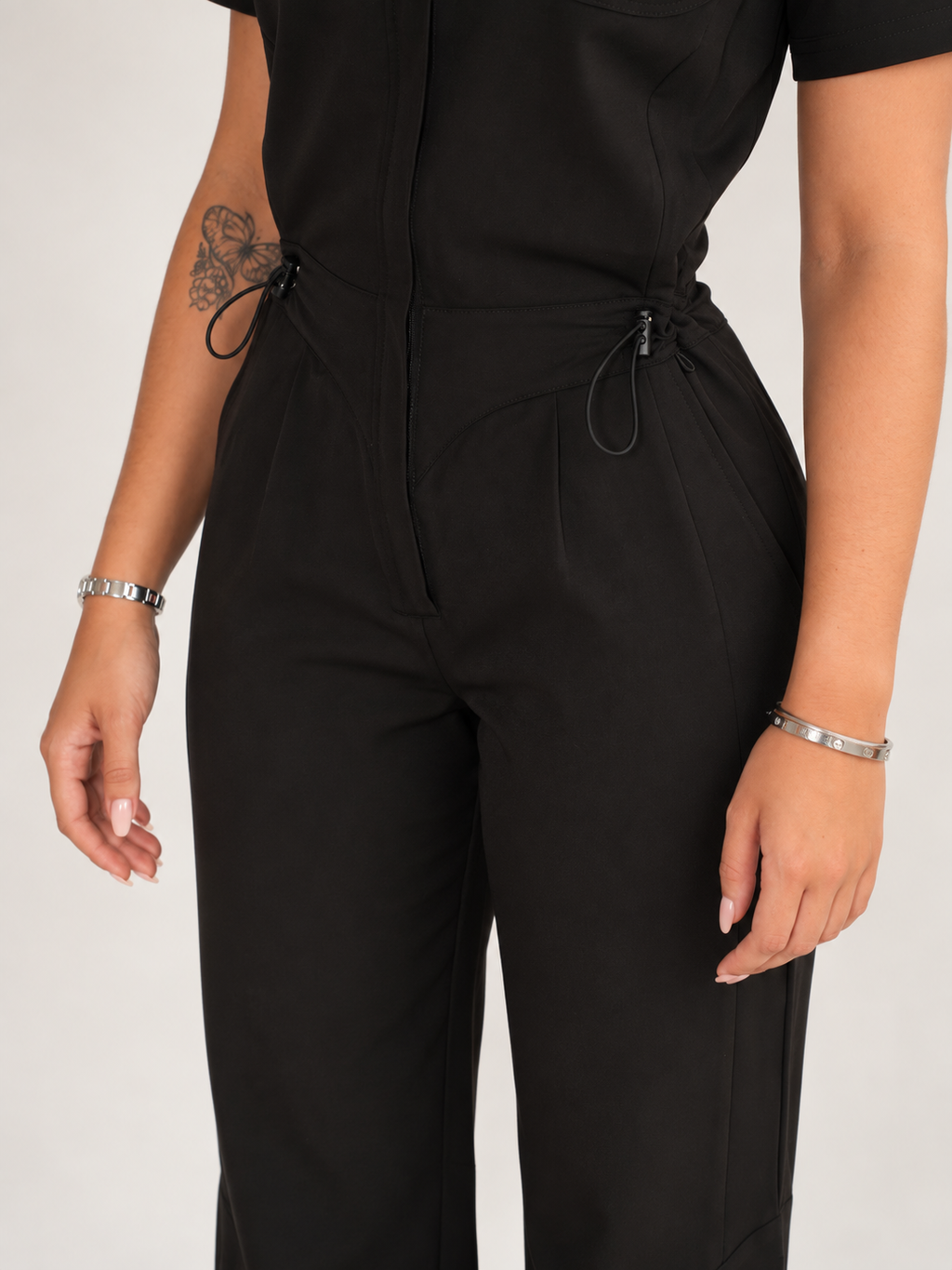 Luna Zip Jumpsuit - Midnight
