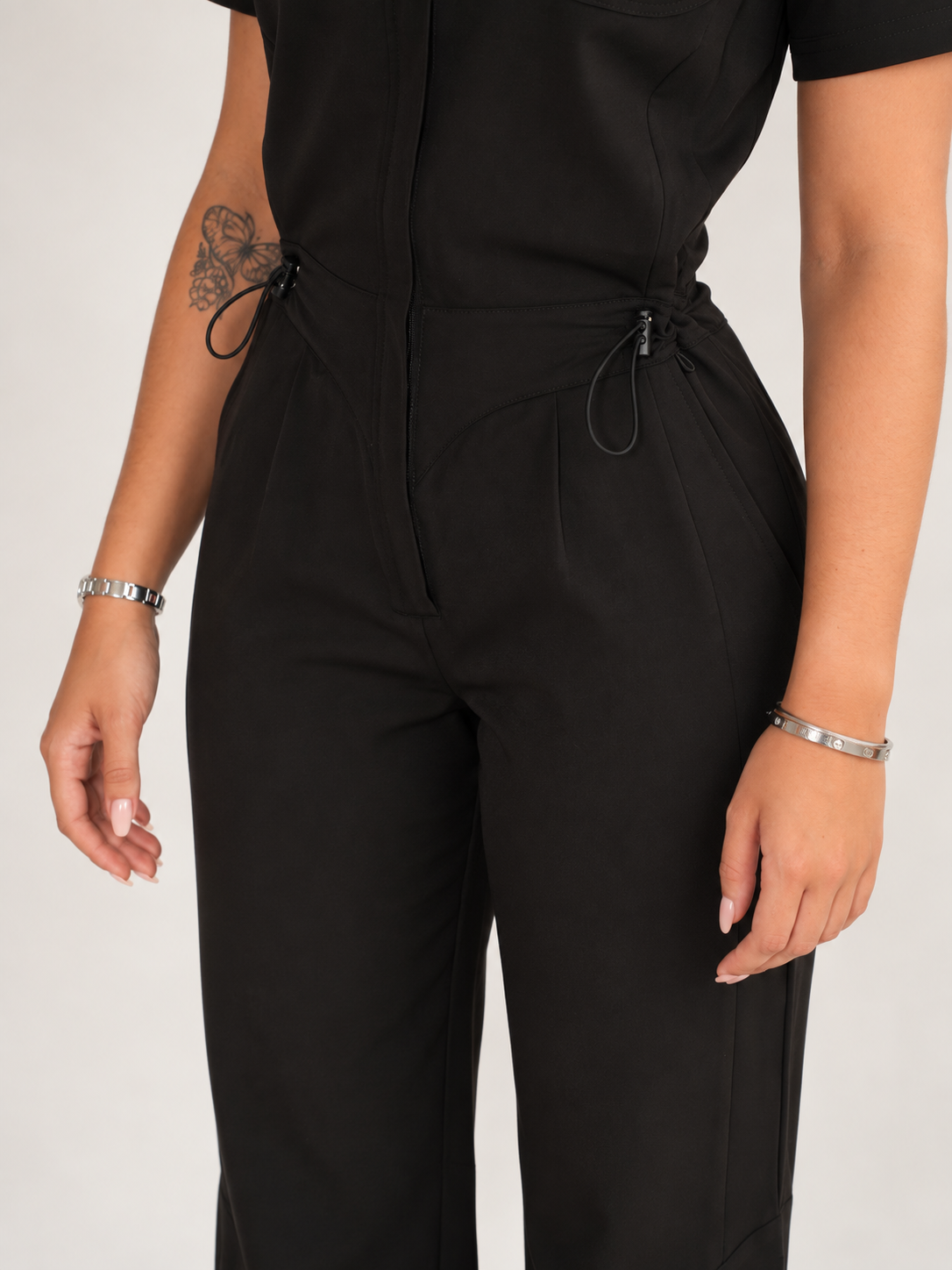 Luna Zip Jumpsuit - Midnight