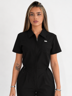 Luna Zip Jumpsuit - Midnight