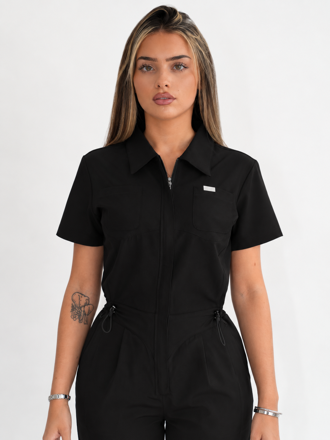 Luna Zip Jumpsuit - Midnight