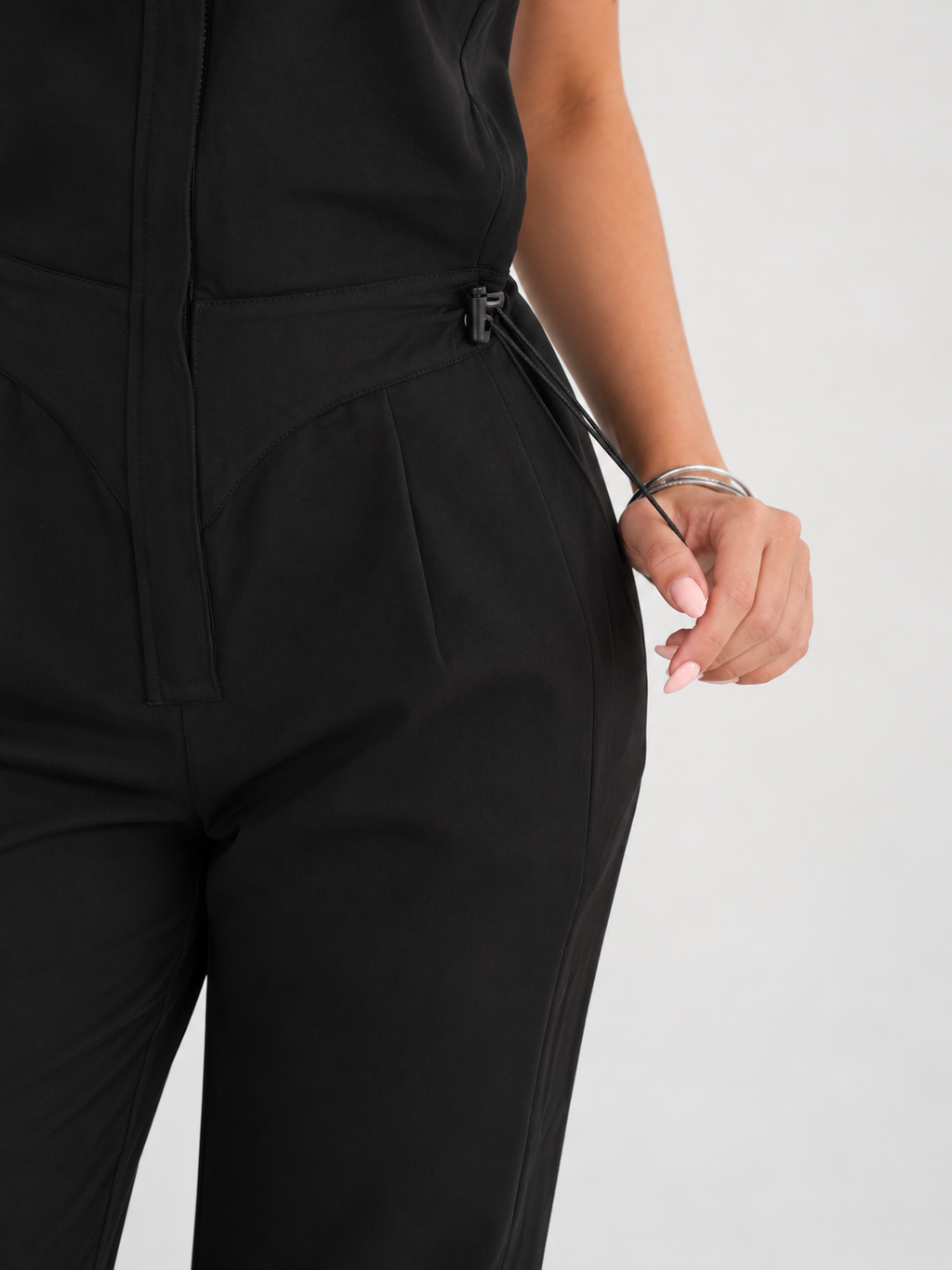 Luna Zip Jumpsuit - Midnight