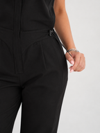Luna Zip Jumpsuit - Midnight