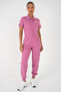Luna Zip Jumpsuit - Blush