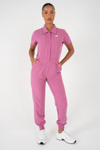 Luna Zip Jumpsuit - Blush