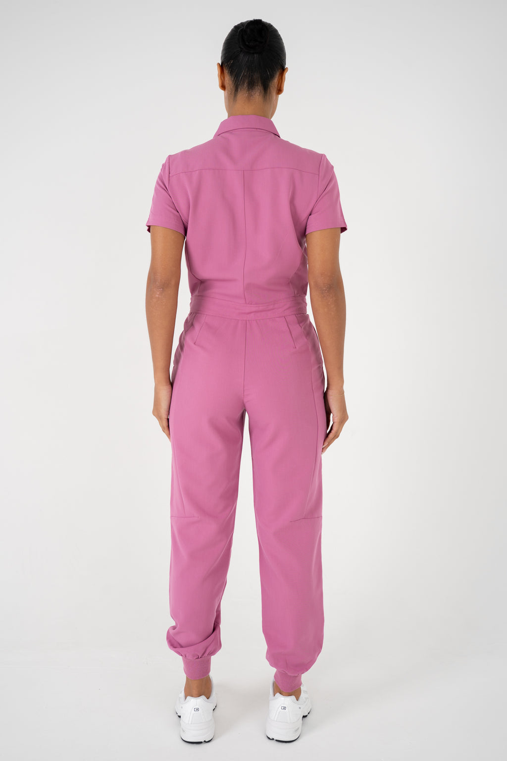 Luna Zip Jumpsuit - Blush