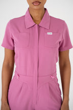 Luna Zip Jumpsuit - Blush