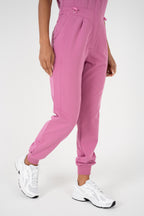 Luna Zip Jumpsuit - Blush