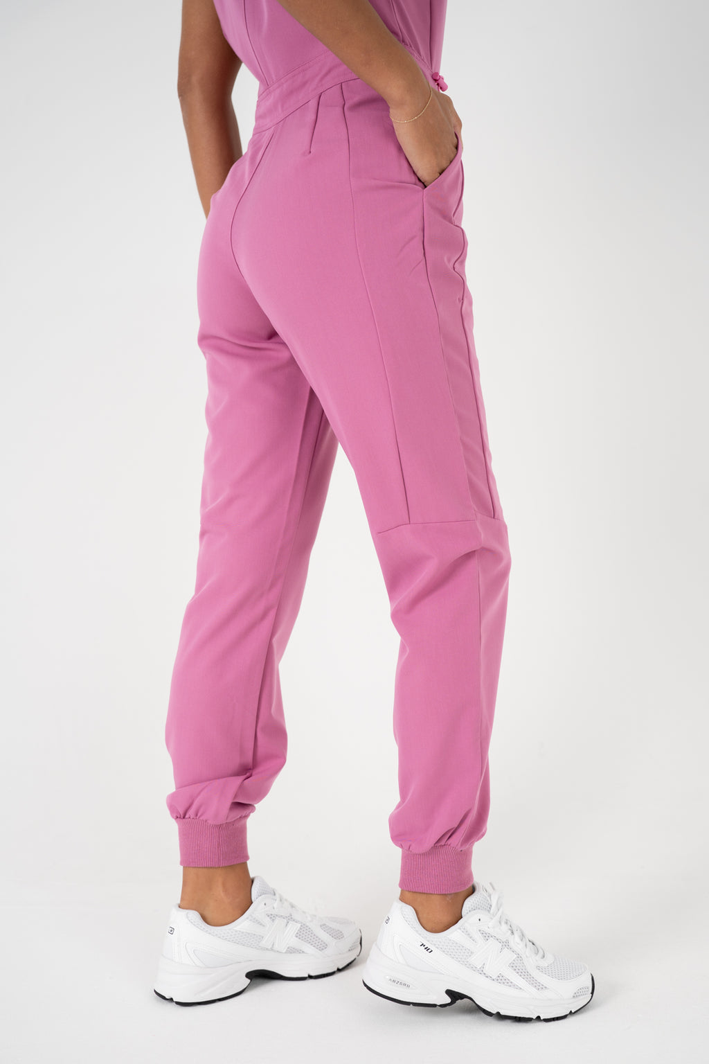 Luna Zip Jumpsuit - Blush