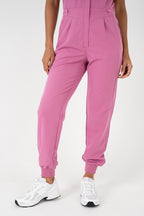 Luna Zip Jumpsuit - Blush