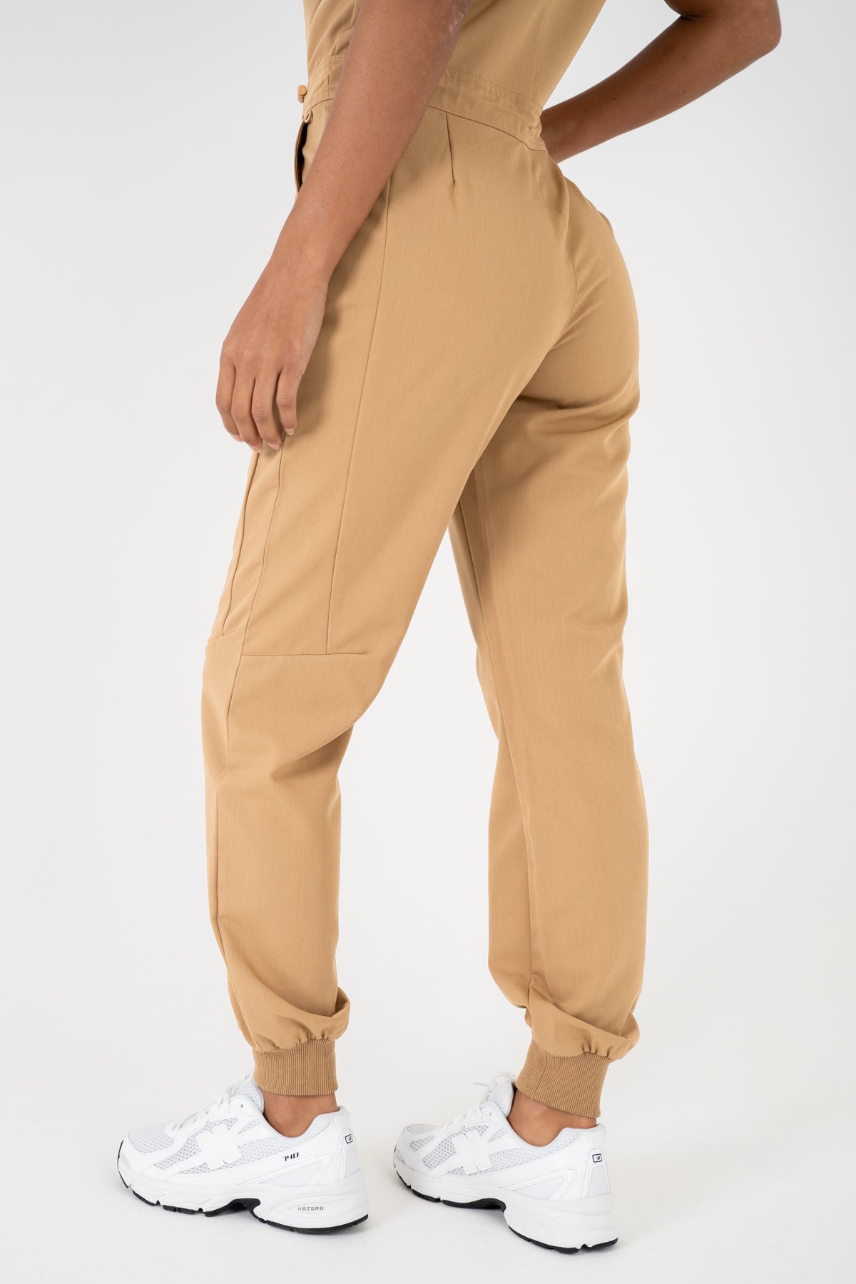 Luna Zip Jumpsuit - Sand
