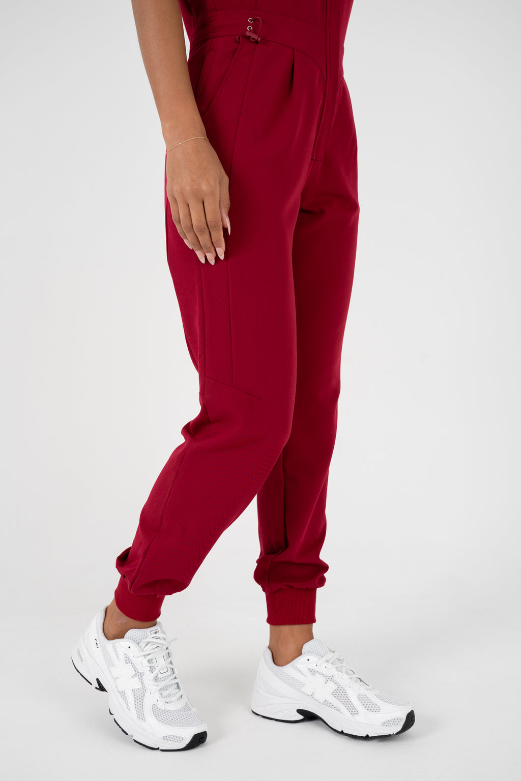 Luna Zip Jumpsuit - Merlot