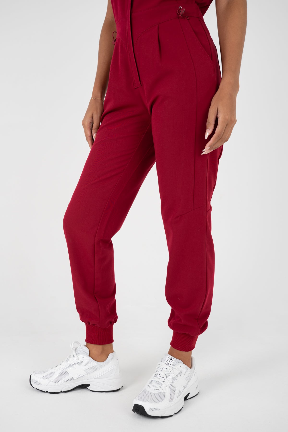 Luna Zip Jumpsuit - Merlot