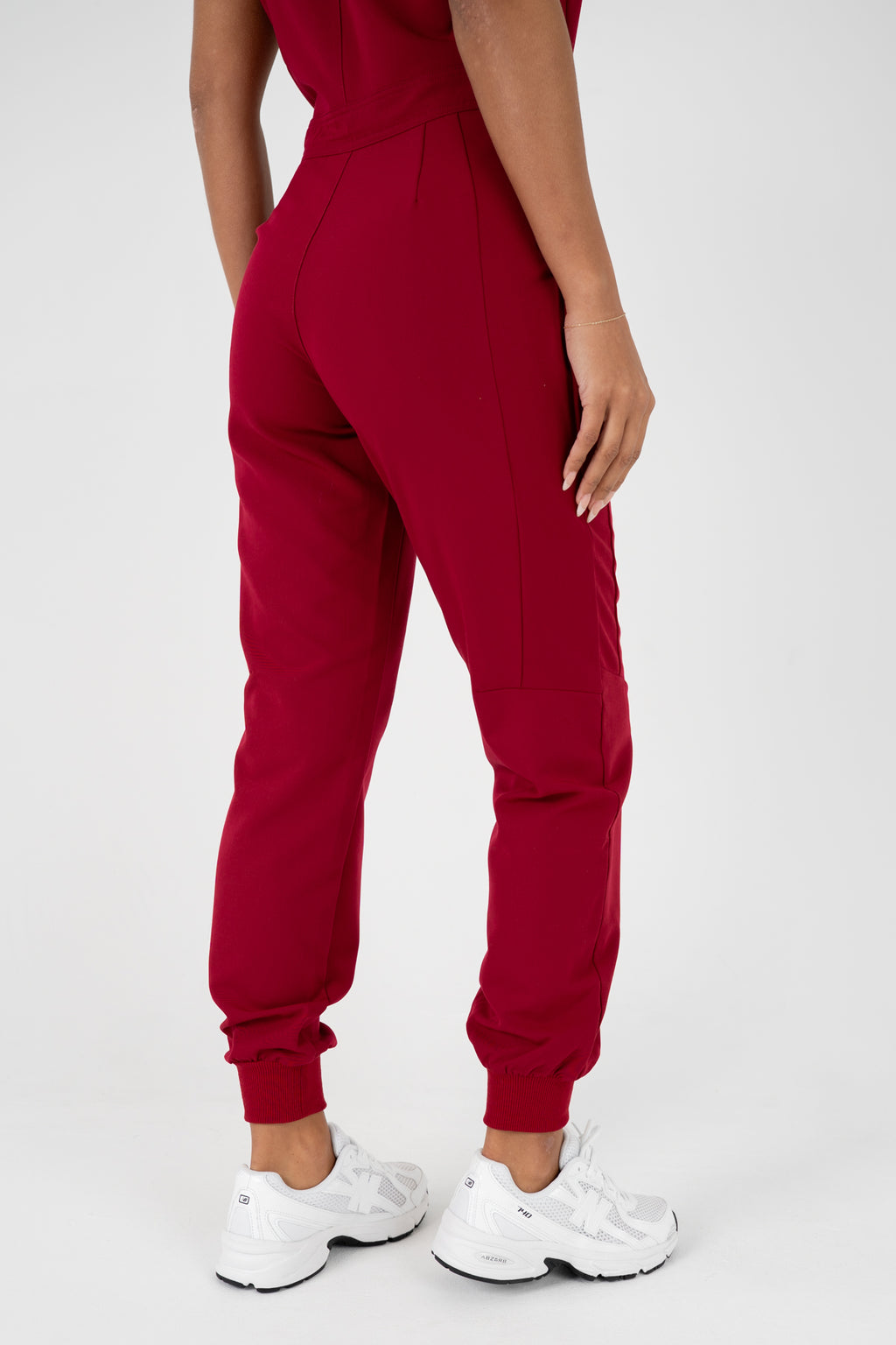 Luna Zip Jumpsuit - Merlot