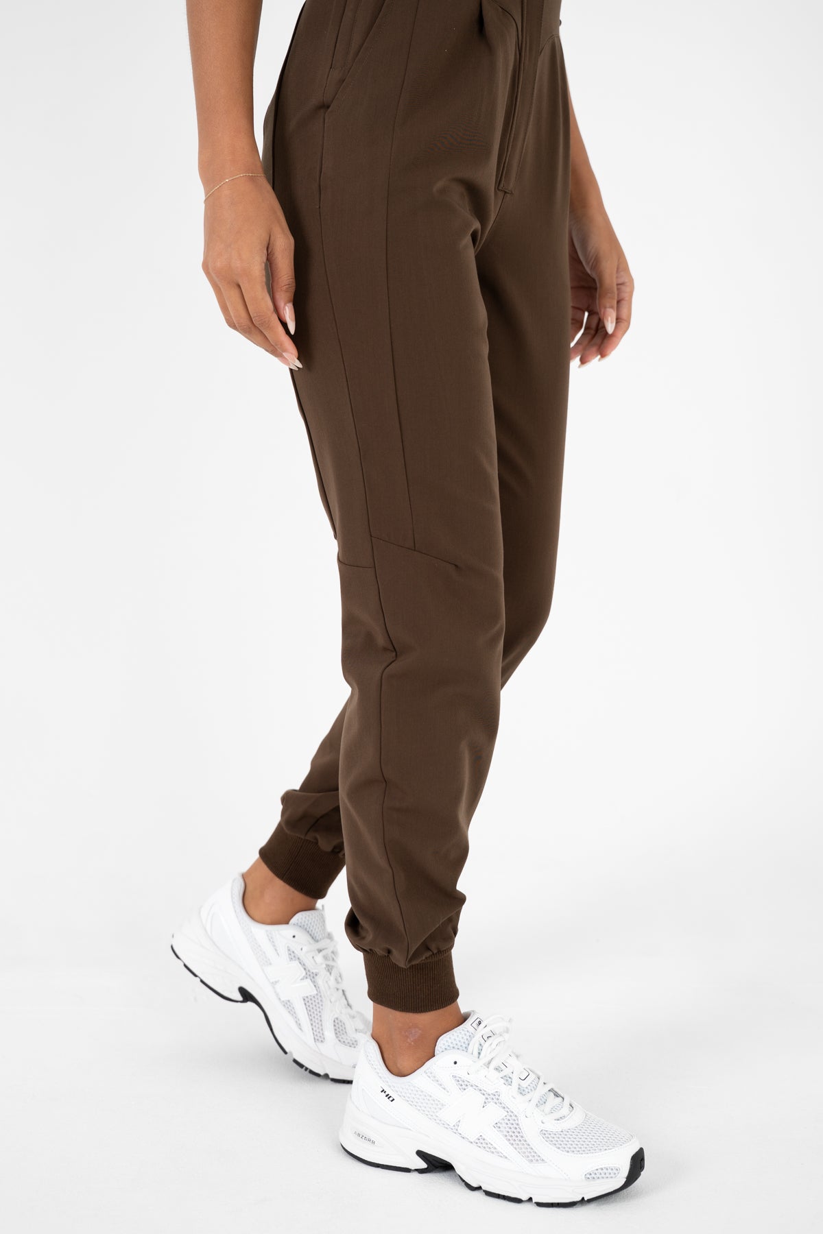 Luna Zip Jumpsuit - Cocoa