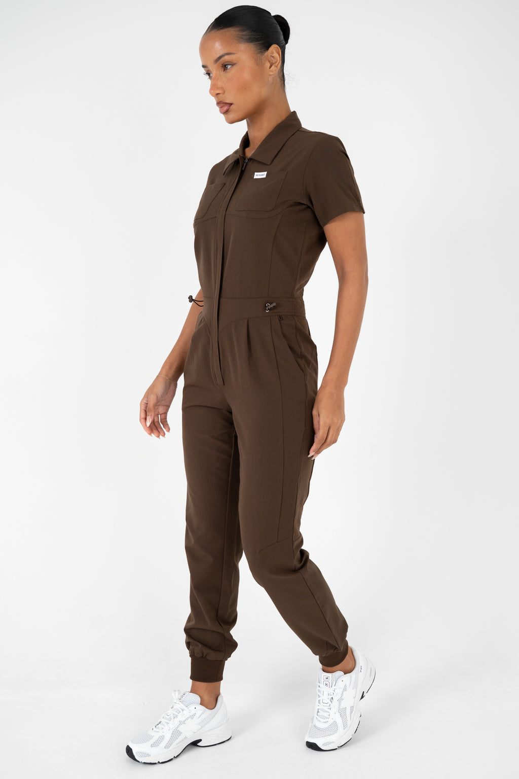 Luna Zip Jumpsuit - Cocoa