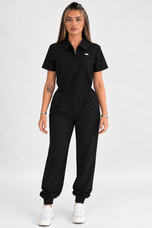 Luna Zip Jumpsuit - Midnight