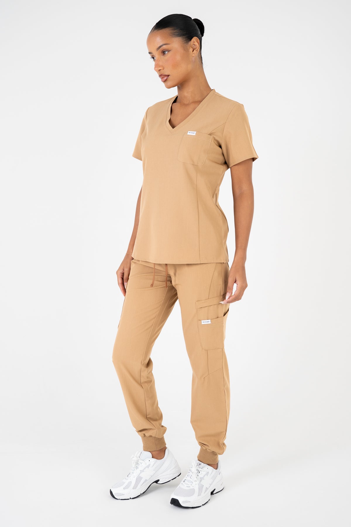 Aria Scrub Top - Sand