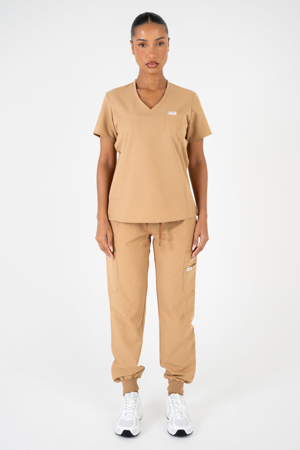 Aria Scrub Top - Sand