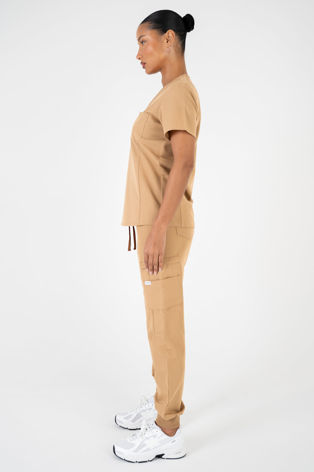 Aria Scrub Top - Sand
