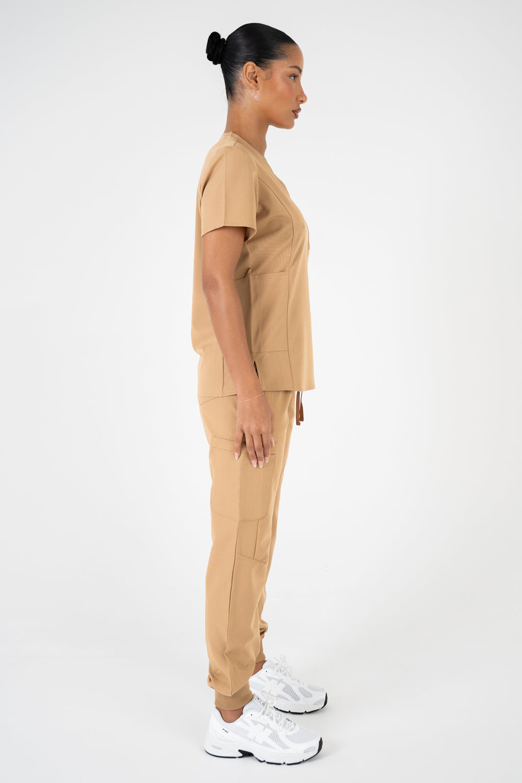 Aria Scrub Top - Sand