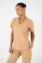 Aria Scrub Top - Sand