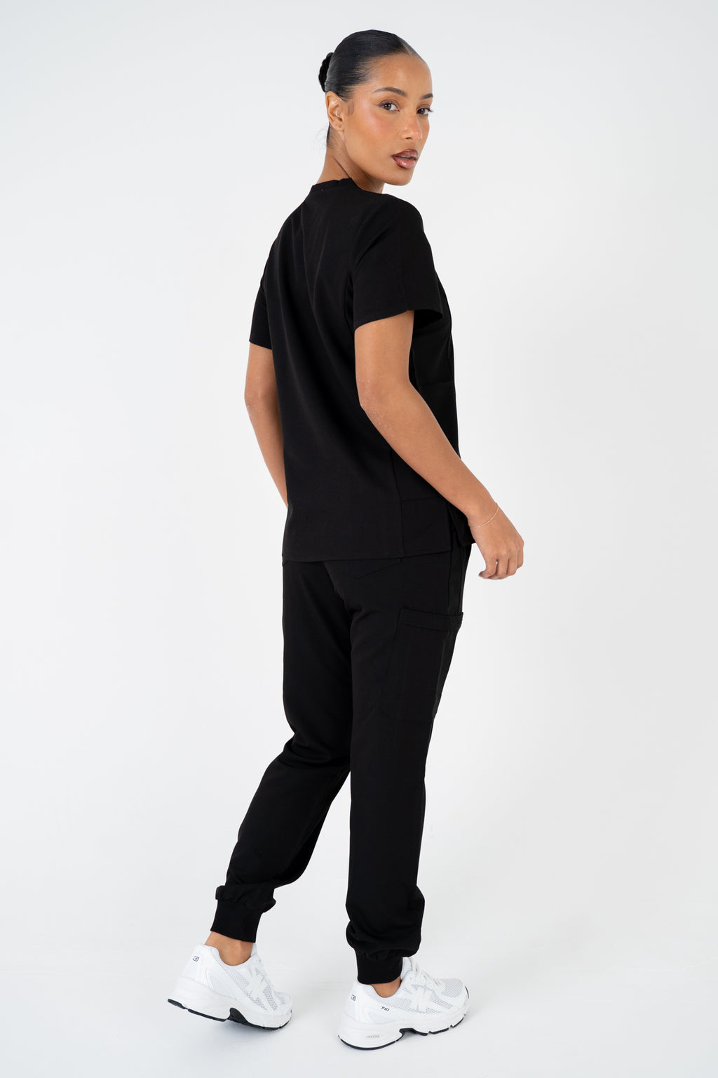 Aria Scrub Top - Midnight
