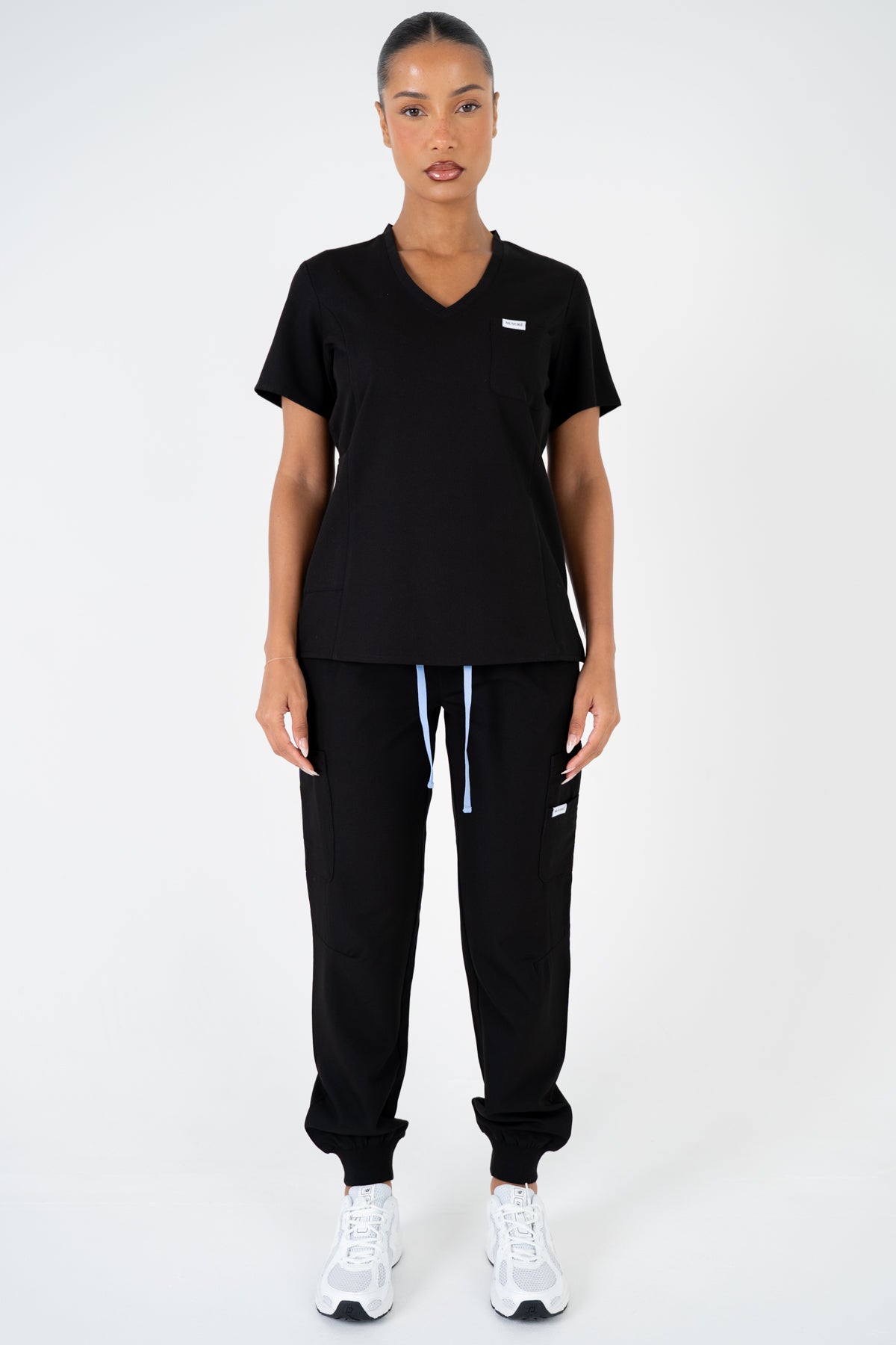 Aria Scrub Top - Midnight