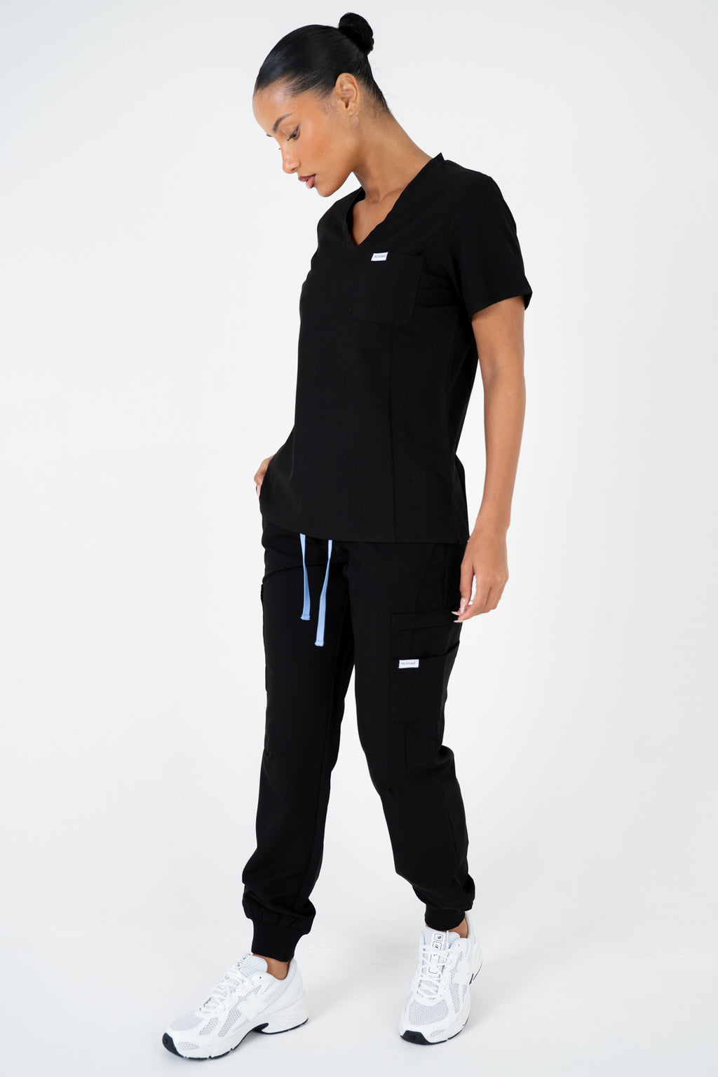 Aria Scrub Top - Midnight