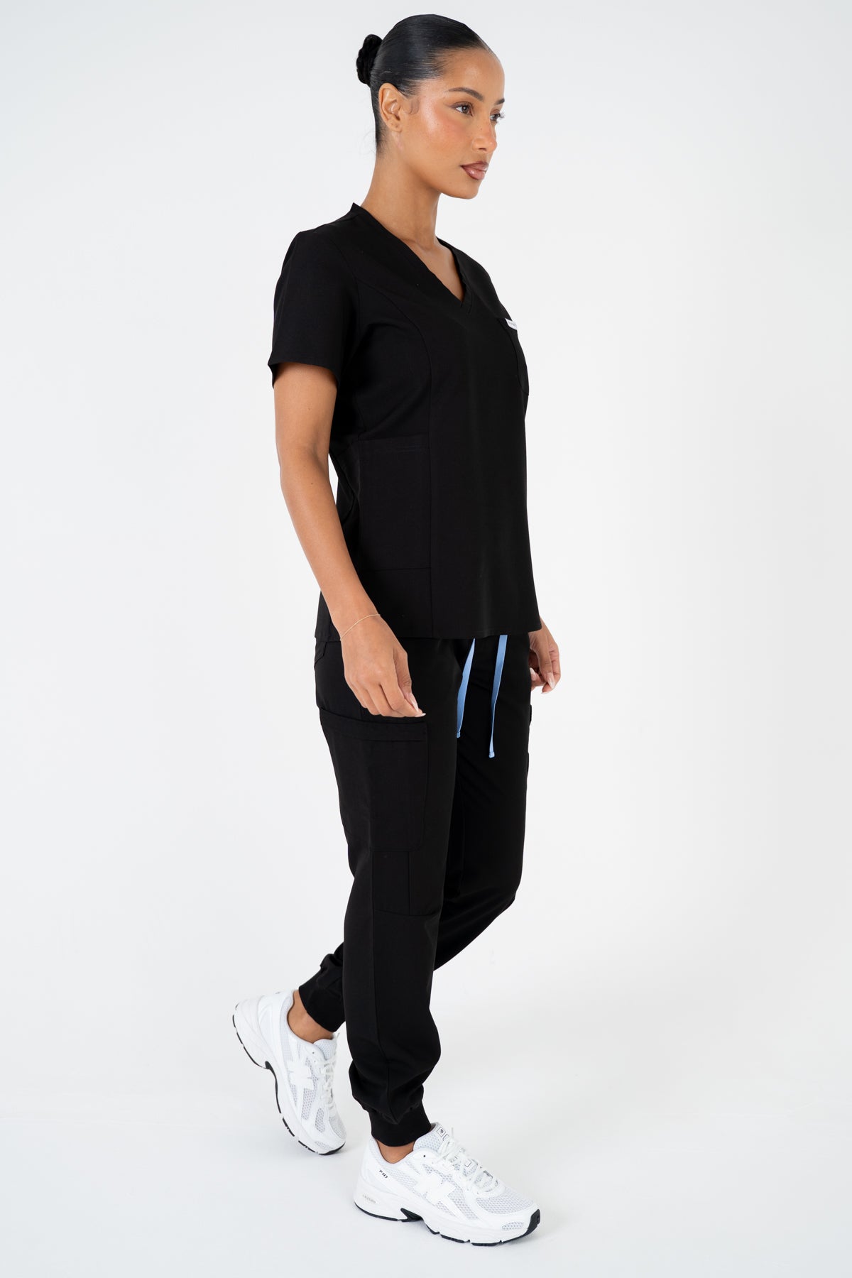 Aria Scrub Top - Midnight