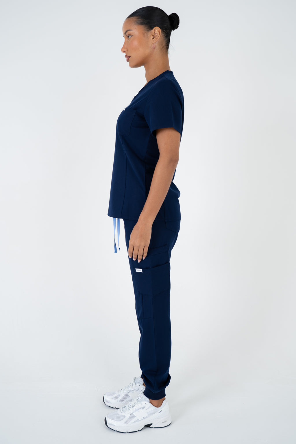 Aria Scrub Top - Ink
