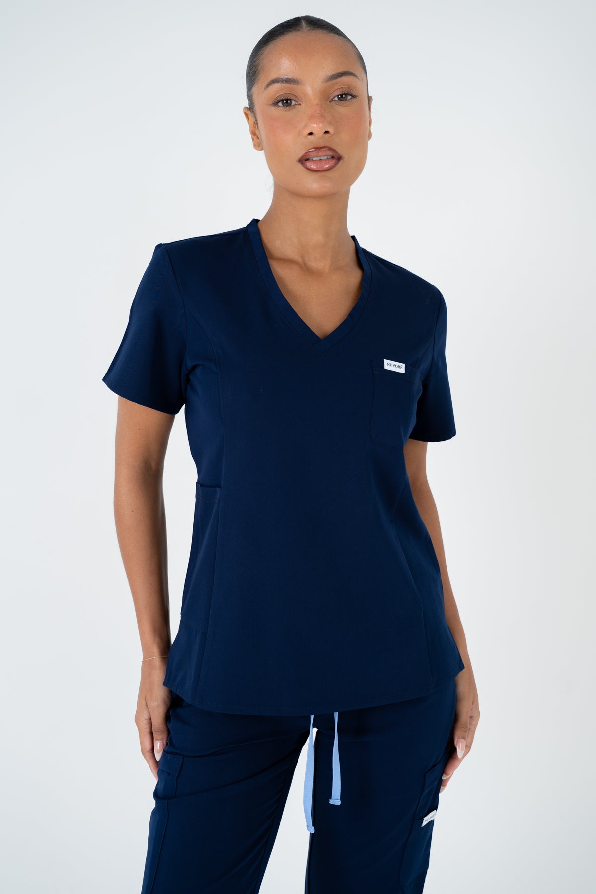 Aria Scrub Top - Ink