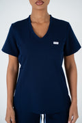 Aria Scrub Top - Ink