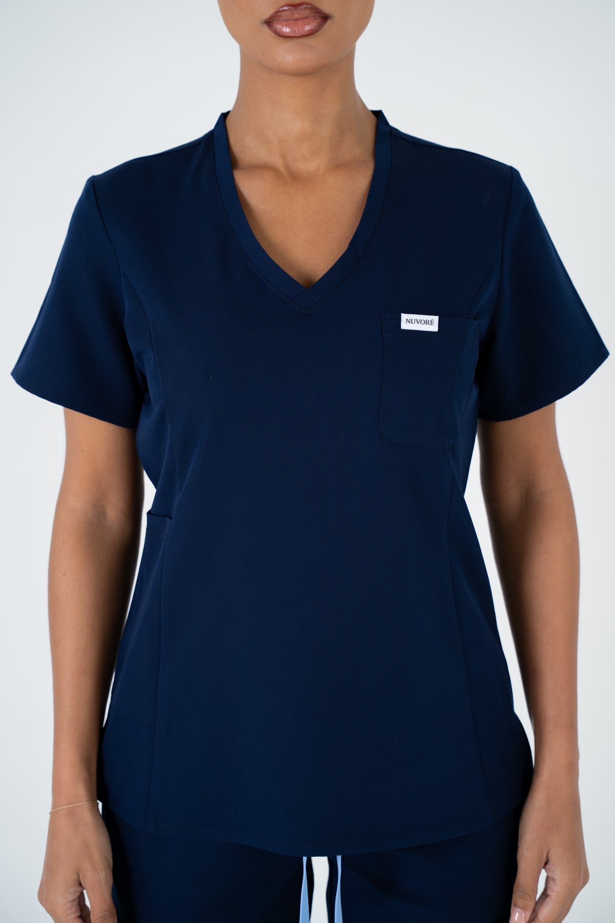 Aria Scrub Top - Ink