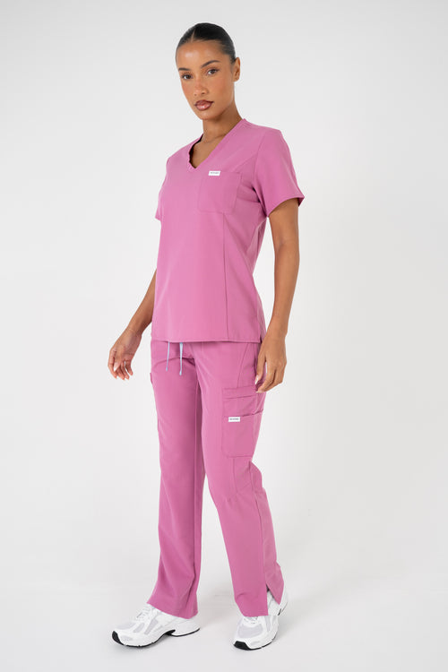 Aria Scrub Top - Blush