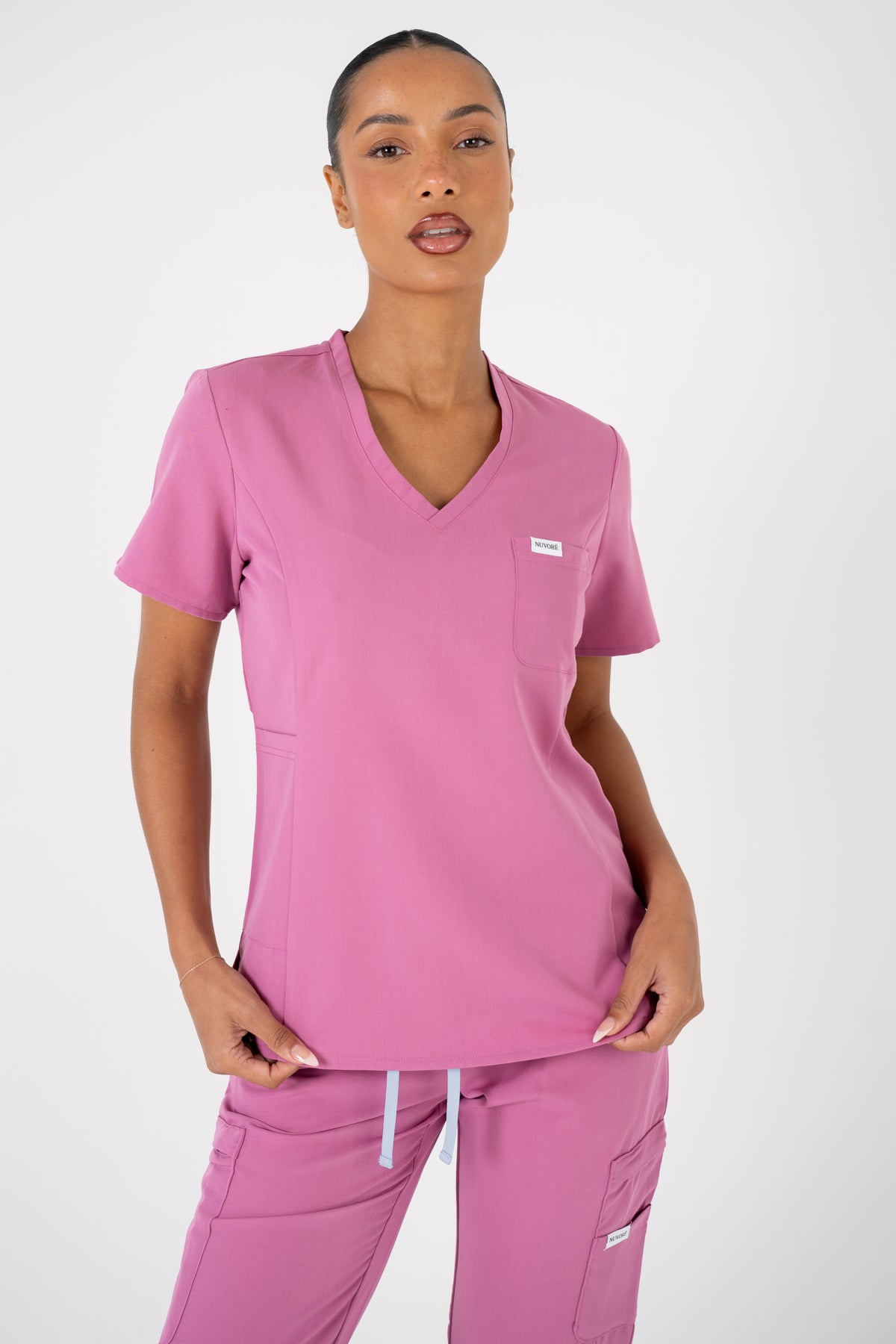 Aria Scrub Top - Blush