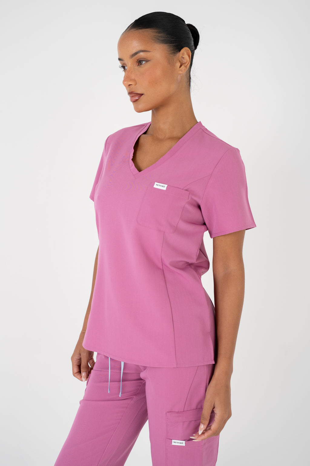 Aria Scrub Top - Blush