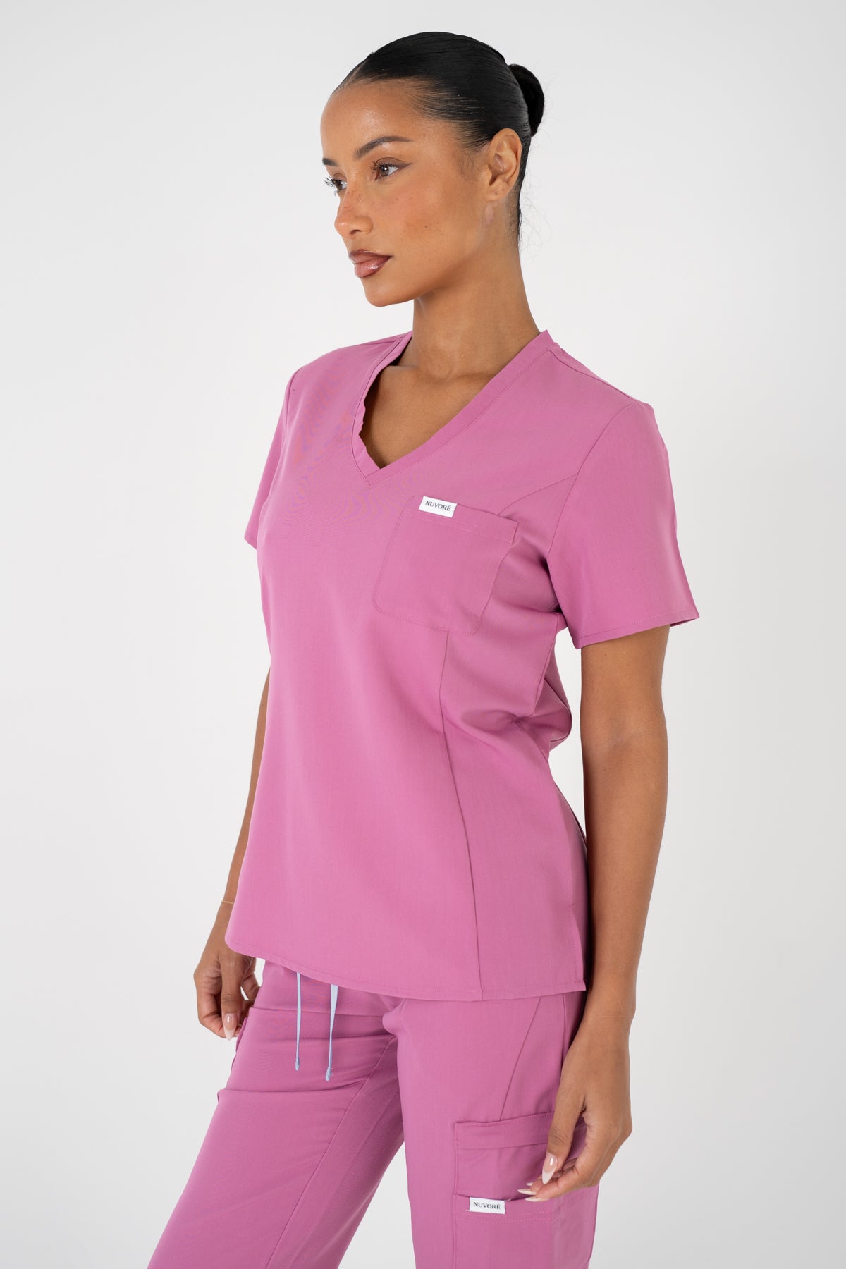 Aria Scrub Top - Blush